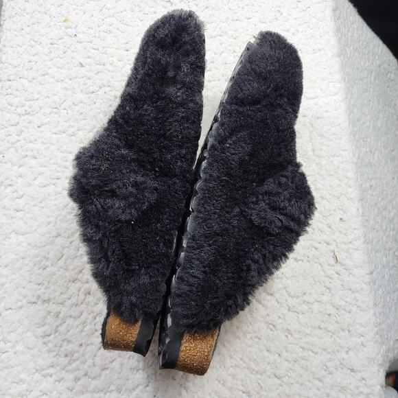 NEW Birkenstock Boston Shearling Clog Black Women's size EU 37 US 6.5 - Picture 2 of 5
